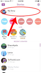 Using SnapChat for Business, the SnapChat Story