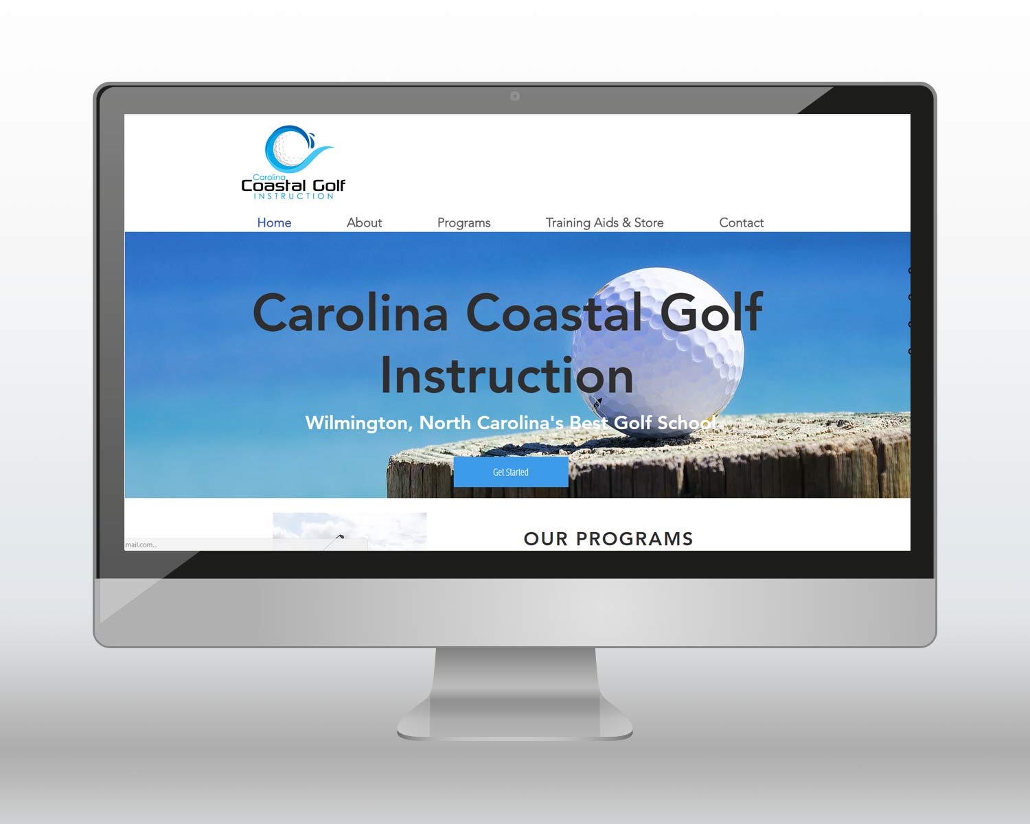 Carolina Coastal Golf Instruction Website
