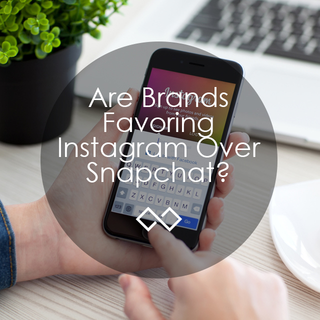 Are Brands Favoring Instagram Over Snapchat?
