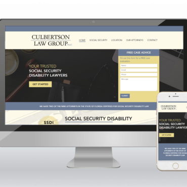 Culbertson Law Website Design