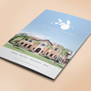 Howey Mansion Folder Design