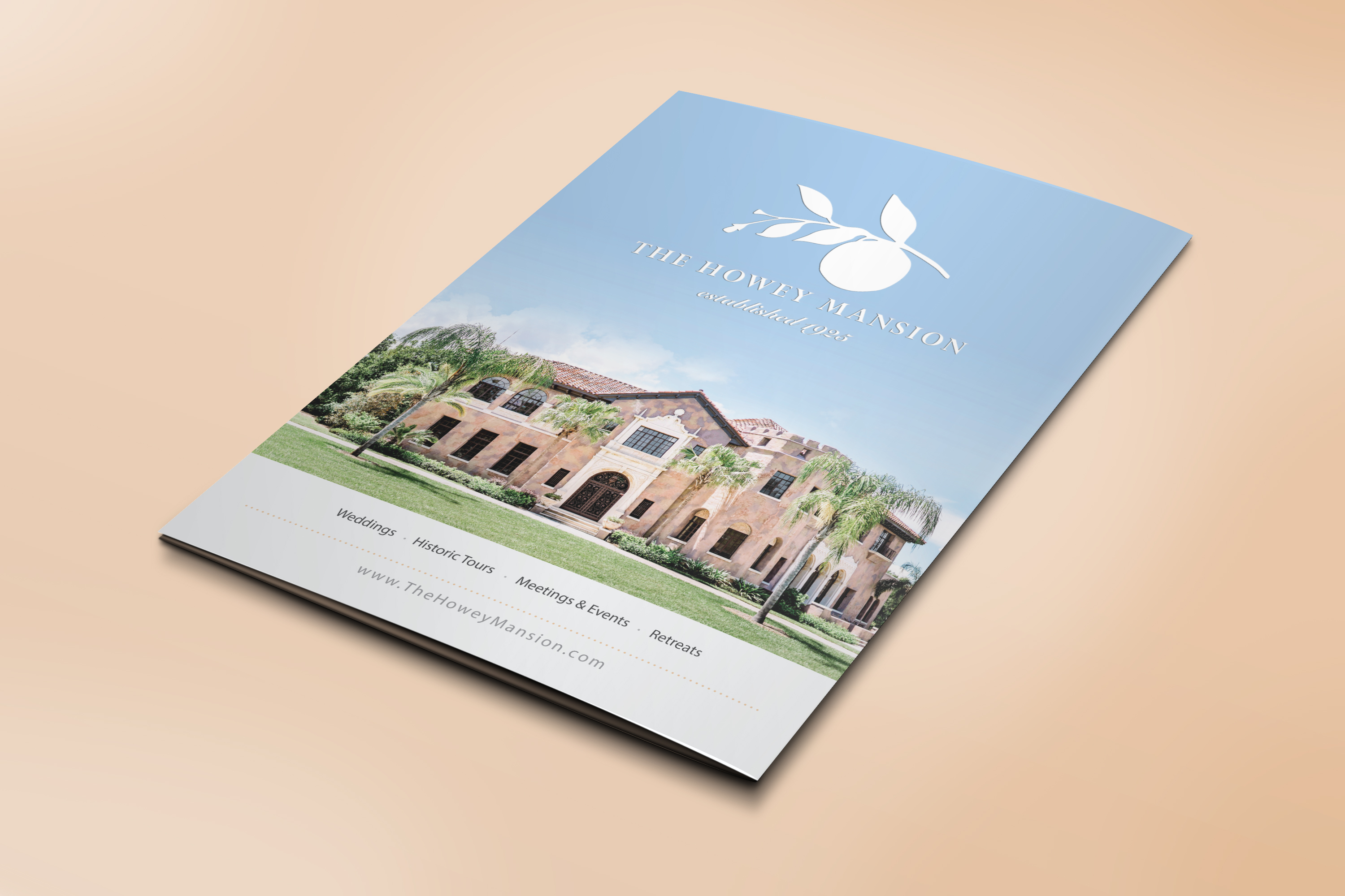 Howey Mansion Folder Design
