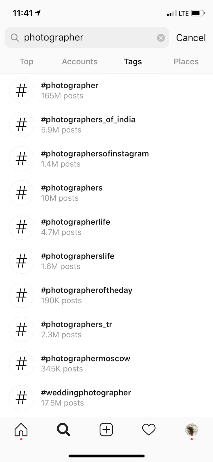 Best hashtags
