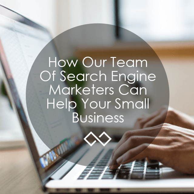 How Our Team Of Search Engine Marketers Can Help Your Small Business | Hands Typing On Laptop