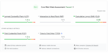 do core web vitals matter for SEO