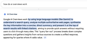 How to rank in AI overviews